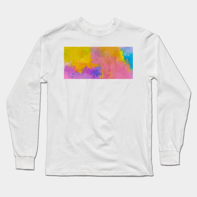 Abstract Watercolor 7 Long Sleeve T-Shirt by OpalEllery